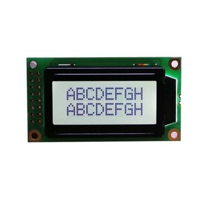 Módulo monocromático azul de Transflective Stn LCD da exposição do ISO de RoHS do ALCANCE de 0802 ESPIGAS