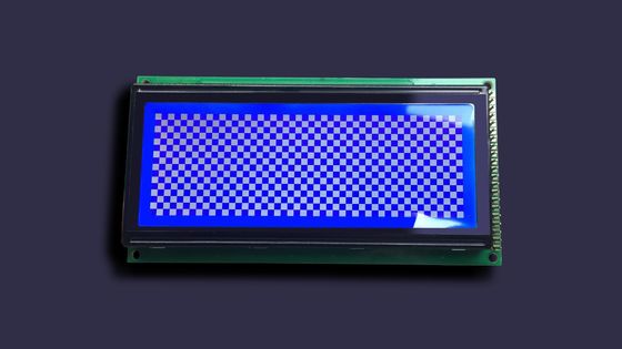 Exposição monocromática personalizada fábrica do LCD da roda denteada da ESPIGA de Dfstn 19264 Dots White Pixel Black Background do tamanho