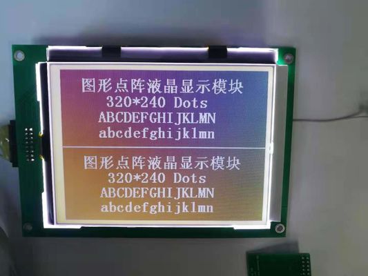 módulo monocromático positivo do LCD do painel de 320X240 Dots Customized Size Connector Rtp FSTN