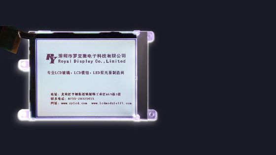 Exposição quente de DOT Matrix Graphic Monochrome LCD do FFC-conector da roda denteada 3V das vendas 12864