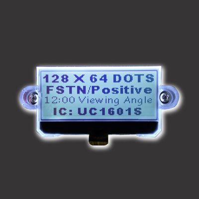 Módulo líquido paralelo de Crystal Display LCD de 12864 séries do luminoso 3V do diodo emissor de luz de Dots Positive Small Size White /Amber