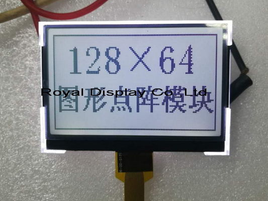 Módulo Stn-cinzento FSTN-positivo da exposição do preço de fábrica 128X64dots Cog/COB Stn LCD