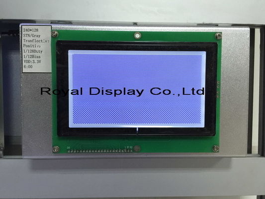 240X128 pontilha do módulo monocromático do painel da ESPIGA o módulo negativo transmissivo gráfico da exposição gráfica de Stn LCD