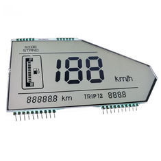 O velocímetro TN LCD da motocicleta de 7 segmentos indica Transflective RY013 positivo