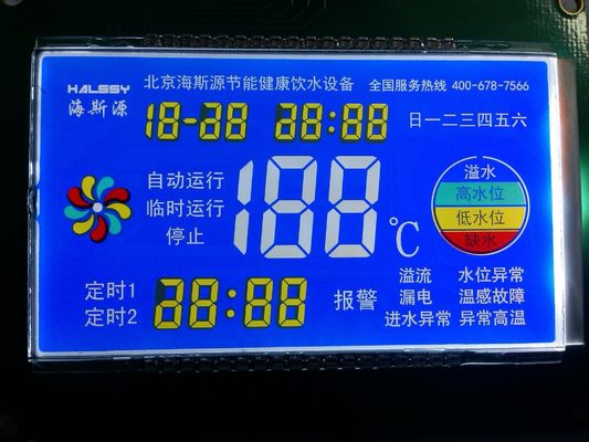 12864 Stn RoHS FSTN LCD positivo indicam 1/9 de dever para a bateria entrada