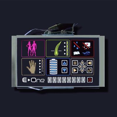 Painel feito sob encomenda do LCD do segmento do ALCANCE sete do painel de Transflective FSTN mono LCD