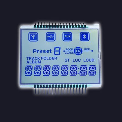 Painel positivo do TN LCD VA módulo elétrico feito sob encomenda do LCD do segmento de Instrumen 7 do equipamento médico do Va Tn Htn Stn 3.3V FSTN do mono