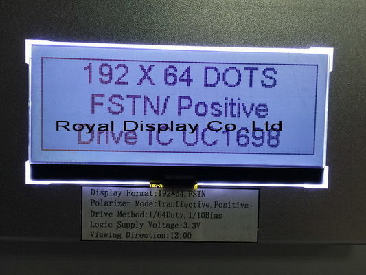 19264 gráfico da exposição RY19264 de Transflective mono Va LCD da roda denteada do módulo do LCD dos pontos
