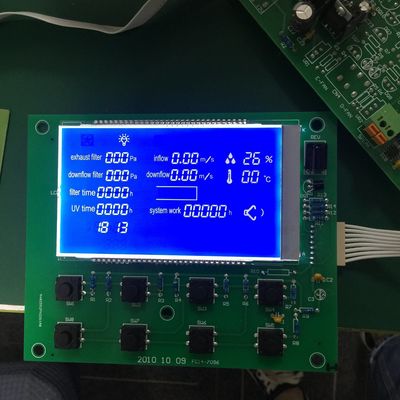 O painel Tn Htn Va Stn 1/3 do GV Stn VA LCD da RODA DENTEADA de FSTN inclina o módulo gráfico do LCD