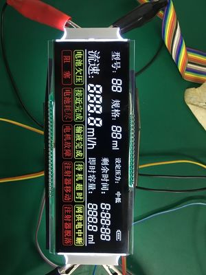 O segmento LCD positivo dos pontos 128X64 indica a RODA DENTEADA de 45mA 5V com o Silkscreen de 2 cores