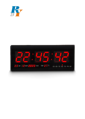 A semana LCD do dia do mês de calendário da temperatura de Custmoized indica o segmento 7 com luz
