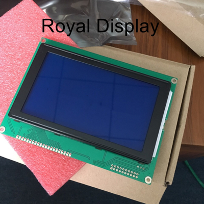 Módulo negativo monocromático do LCD 240X128dot LCD da exposição gráfica azul de Stn