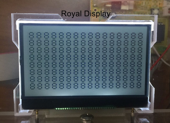 exposição gráfica positiva de 128X64dots FSTN Transflective 1/65duty 1/7bias LCD