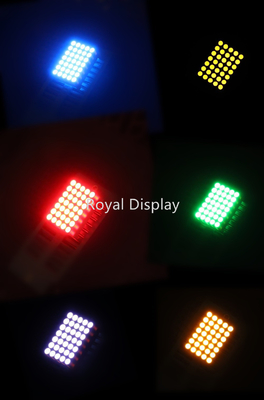 80mcd emitir-se vermelho do diâmetro 5X7 da ESPIGA 1.9mm do diodo emissor de luz DOT Matrix Display FSTN