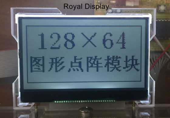 128x64 exposição do LCD da RODA DENTEADA do ponto FSTN com luminoso do diodo emissor de luz