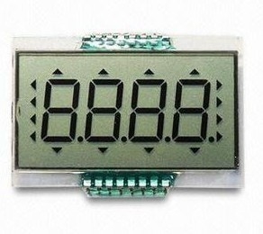 A RODA DENTEADA monocromática LCD da exposição do LCD de sete segmentos do tamanho feito sob encomenda indica TN LCD positivo