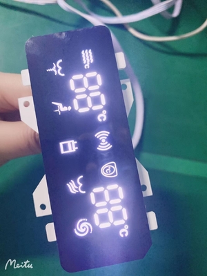Personalize 4 o ânodo comum da cor azul da exposição de diodo emissor de luz do segmento do dígito 7 para o toalete esperto