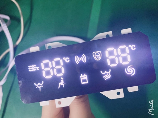 Cátodo comum branco ultra fino da exposição de diodo emissor de luz de 7 segmentos para o indicador do temporizador