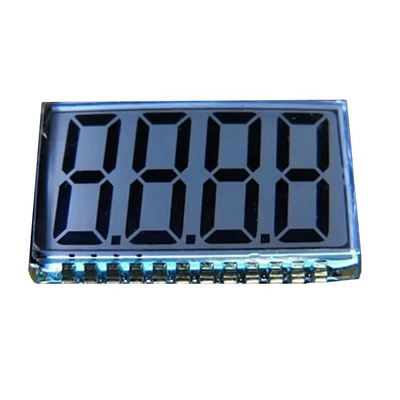 Visor LCD numérico monocromático digital personalizado tipo de 7 segmentos