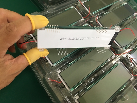 Módulo LCD TN para Escala Eletrônica Transflectiva Monocromática Positiva 3.3V