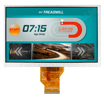 7' 800*RGB*480 Módulo LCD TFT branco transmissor 12H 16:9 com ST-5623D