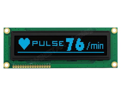 Módulo LCD OLED 3.84'' 100*16 Gráfico Super Ampla Temperatura 5.0v Winstar Substituir