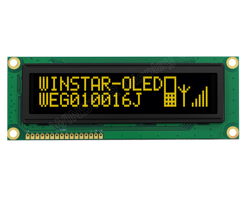 Módulo LCD OLED 3.84'' 100*16 Gráfico Super Ampla Temperatura 5.0v Winstar Substituir