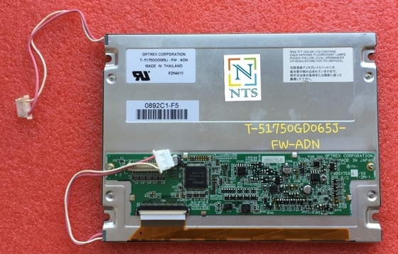 6Módulo LCD TFT de 5" OPTREX 640*480 Ampla temperatura paralela RGB de 6 bits 31 pinos