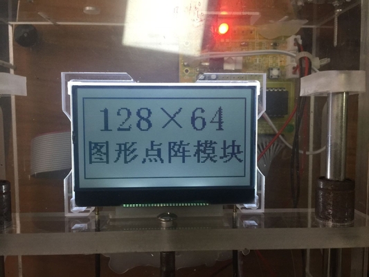 Modulo LCD gráfico 128*64 FSTN 6H AT0108 AT0107 Com PCB LED de luz de fundo e ecrã industrial