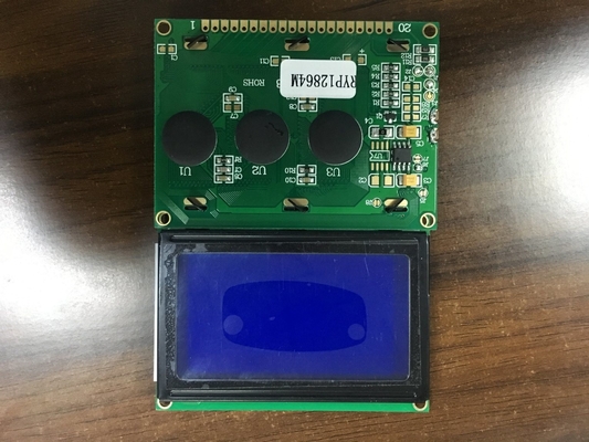 Conector 20PIN 128*64 Modulo gráfico LCD Monocromo STN Cor opcional com luz de fundo
