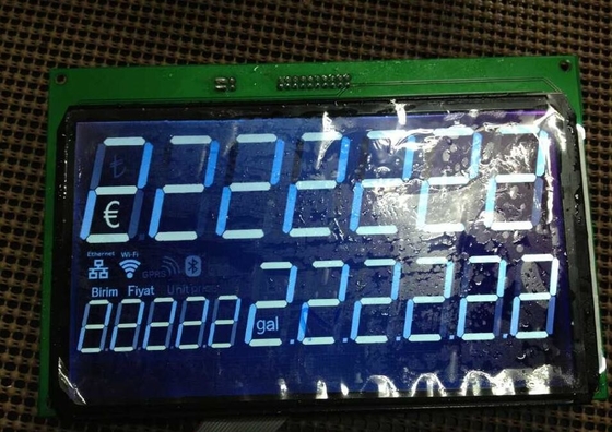 Módulo LCD DFSTN de transmissão negativa para distribuidores de combustível com um intervalo de temperatura super amplo