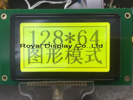 Modulo LCD gráfico STN 128*64 com luz traseira LED Monocromo 20 pin ST7565 3.5v Display Industrial