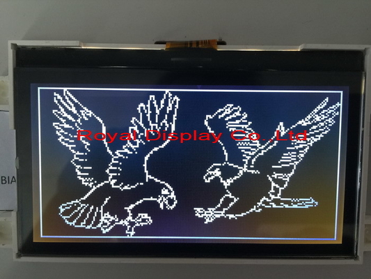 192*48 Modulo gráfico LCD com luz de fundo AT0107 6H 12H Display Industrial de ampla temperatura