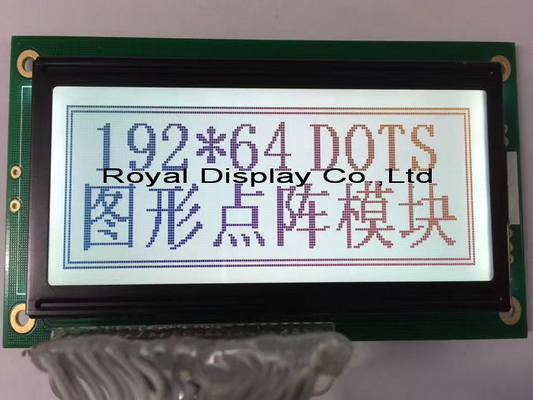 Modulo LCD gráfico 192*64 Conector STN PIN de grande porte com luz de fundo AT0107 AT0108 Exibição industrial