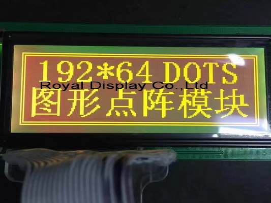 192*64 Modulo LCD gráfico FSTN AT0107 Com retalho e ecrã industrial de alta temperatura