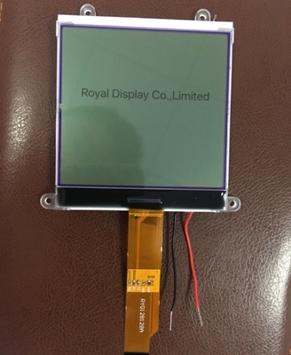 128*128 Modulo gráfico LCD STN Amarelo Verde Ampla Temperatura 6H Display Industrial