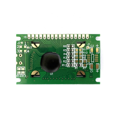 8*1 Modulo LCD de caracteres 6H STN Amarela-verde Temperatura ampla positiva com backlight Industrial Display