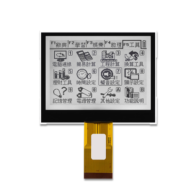 480*160 Módulo gráfico LCD FSTN 6H Display industrial transflectivo positivo