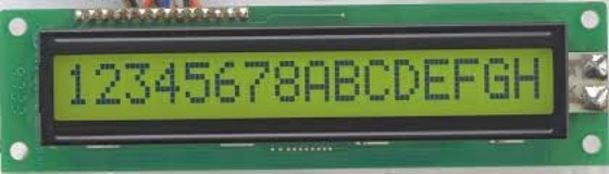 16*1 1601 STN Modulo LCD de caracteres ST7066 Com ecrã industrial de luz de fundo