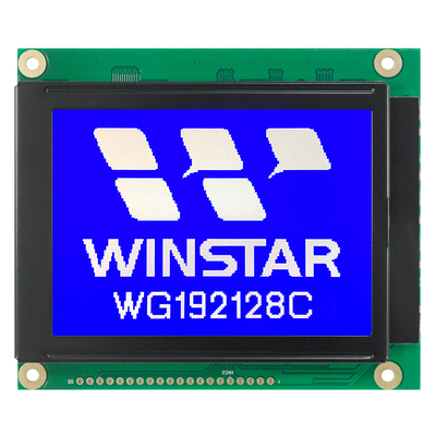 192*128 temperatura de largura gráfica Winstar substitui RA6963 IC LCD Module