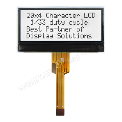 20*4 FSTN Módulo LCD monocromático I2C de ampla temperatura Winstar Substituição