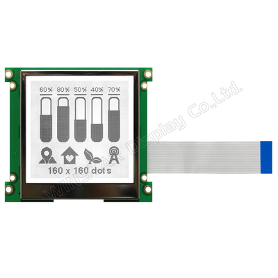 160*160 FSTN gráfico UC1698u Cog de temperatura larga Módulo LCD personalizado