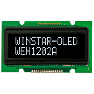 1.6' 12*2 Caracter Monocromo OLED LCD Modulo Winstar Substituição