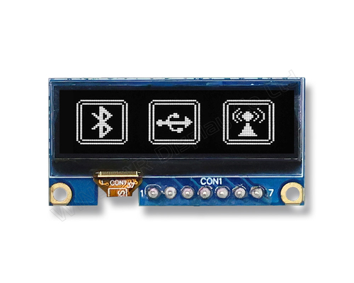 1.3' 128*40 gráfico Mono Sh1106 Spi I2c OLED de ampla temperatura