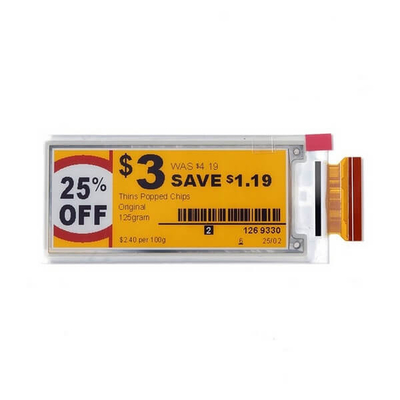 2.66' 152*296 4 Modulo LCD de E-Paper TFT Reflective Color