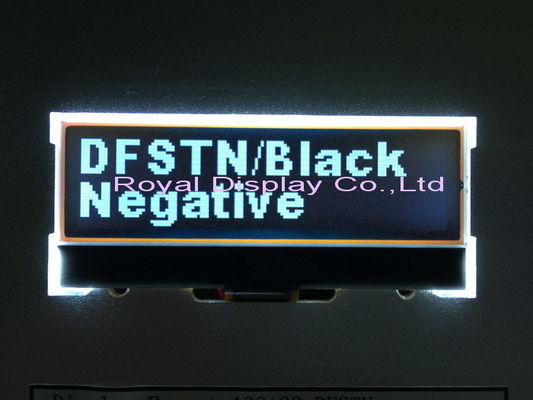 DFSTN/STN 128*32 Dots Black/módulo negativo branco da exposição do LCD do gráfico 12832