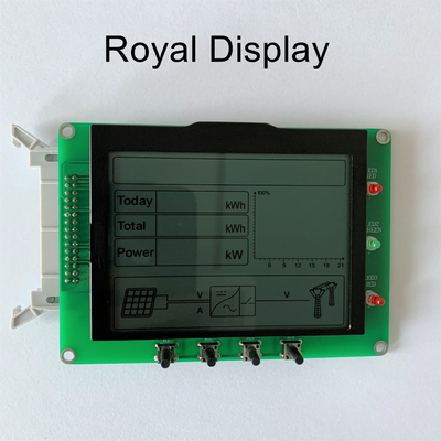 128X16dots exposição gráfica positiva do ícone FSTN Transflective 1/65duty 1/9bias LCD