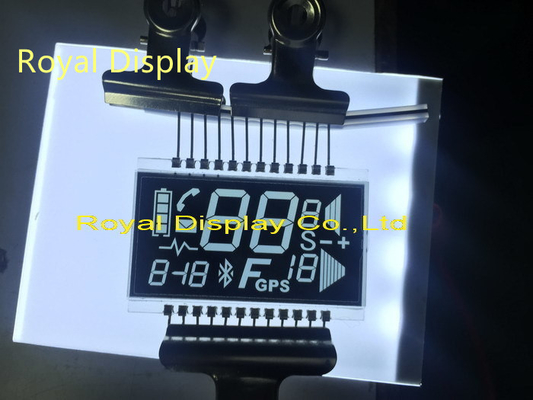 Exposição gráfica personalizada do LCD de 7 segmentos para o equipamento das radiocomunicação