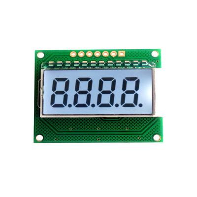 Segmento LCD do dígito 7 do VA do preto do TN monocromático para o medidor do medidor de água/energia